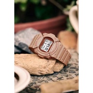 [Official Marco] GSHCOK DW-5700PT-5D Brown Sporty Digital Men Watch with Face Protector Steel DW5700