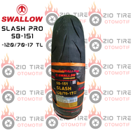 BAN LUAR 120/70-17 SWALLOW SLASH PRO SERIES SB-151 TUBELESS