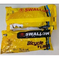 BICYCLE INNER TYRE 16 X 1.75 / 2.125 SWALLOW FOLDING BIKE SELI BMX MINI AV COP MOTOR VALVE