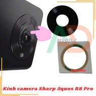 Replacement rear camera glass for Sharp Aquos R8 Pro comes with glue
