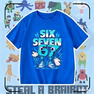 S-5XL Ready stock 游戏Steal a Brainrot 67号偷走脑红山海经短袖T恤男女童上衣Game Steal a Brain20260129