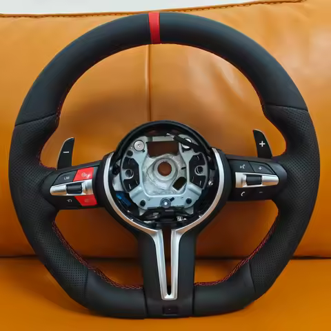 New Red Blue M1 M2 Volante Steering Wheel For BMW M3 M5 X5 X6 F15 F20 F30 F31 F36 F40 E70 E82 E84 E8