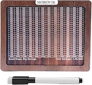 BELOXY Money Saving Box for Kids and Adults | Wooden Money Bank with Lock | Big Size Piggy Bank 2 La