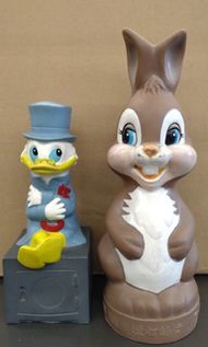 罕有唐老鴨百寶鴨史高治奇奇蒂蒂chip and Dale香港70年代渣打銀行錢箱錢罌