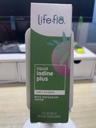 [全新未開] Life-flo 液態碘加鉀碘化物，2 液盎司（59 毫升）到期日 2027年3月