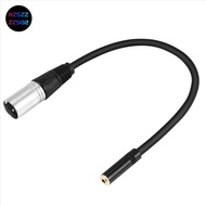 0. Wire 3 Pin Xlr Male to 3.5Mm Female Audio Connector Stereo Microphone Adapter
