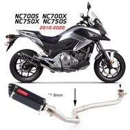 MOTORCYCLE FRONT NC700S MODIFIED EXHAUST PIPE, NC700X NC750X, NC750S. 2012-2020 Exhaust Muffler Esca