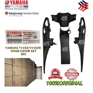 YAMAHA Y125ZR/Y125Z INNER BLACK COVER 💯 % ORIGINAL 5BU-F8400-00-KT 4PC MADE IN MALAYSIA 🇲🇾