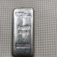 Public Silver Bullion Bar 250g (Ag 999) Silver Bar 999 250g