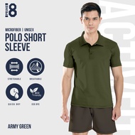 Prime8 x 888.co Aerofit Polo Shortsleeve Microfiber Dryfit Tshirt Jersey Sport Baju T Shirt Men Wome