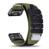 Sport Nylon Loop Strap for Garmin Fenix 7 6X 6S 6 Pro 5X 5 5S 3HR Bracelet for Garmin Band 22mm 26mm Belt Watchband Accessories