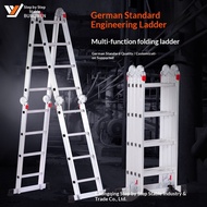 Stamped Joint Foldable Ladder Thickened Aluminium A Frame Telescopic Loft For Home Project Tangga Li