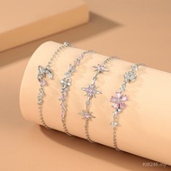 Design Atmosphere inss915 Light Luxury Bracelet Cherry Blossom Petals Exquisite Feeling All-Match St