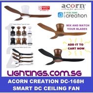 ACORN Creation DC-168H 42" / 48" Smart DC Ceiling Fan 24W LED Light Dimmable