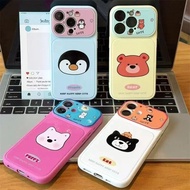 Phone Phone Case Suitable for iPhone 11 12 13 14 15 16 17 Pro max Plus Penguin Bear West Highland Sh