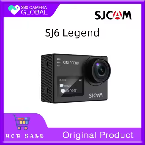 SJCAM SJ 6 Pro 4K60fps 24MP Action Camera with Stabilization 2.0, Underwater 40m Waterproof,WiFi,8X 