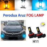 PERODUA Aruz FOG LAMP LED BULB Ice blue White Yellow Lampu Spotlight Sport Light Mentol Kereta Halog