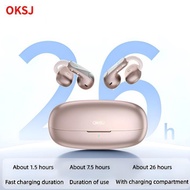 OKSJ's flagship smart AI translation clip-on Bluetooth earphones boast a stylish design.