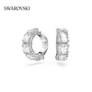 ต่างหูสตรี Swarovski ใหม่ 925 ต่างหูคลิปเงินบริสุทธิ์ Millenia New Swarovski Womens Earrings 925 Pur