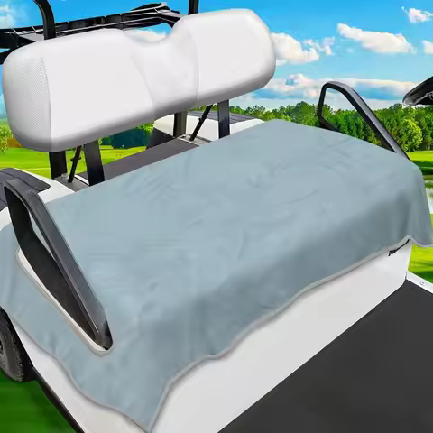 Breathable Golf Cart Seat Cover Keeps Seats Dry Non-Slip Golf Cart Seat Towel Blanket Comfortable Go