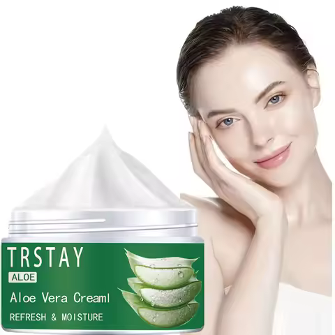 Anti-Acne Natural Aloe Vera Gel Natural Face Creams Moisturizer Acne Treatment Scar Repair Gel for S