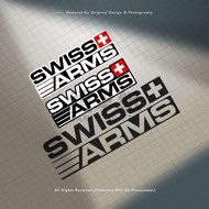 Swiss Arms Swiss Army Army Label Body Sticker Car Sticker Tactical Water Bomb Safety Box Reflective 