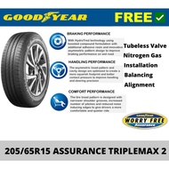 GOODYEAR 205/65R15 ASSURANCE TRIPLEMAX 2 (WITH INSTALLATION)