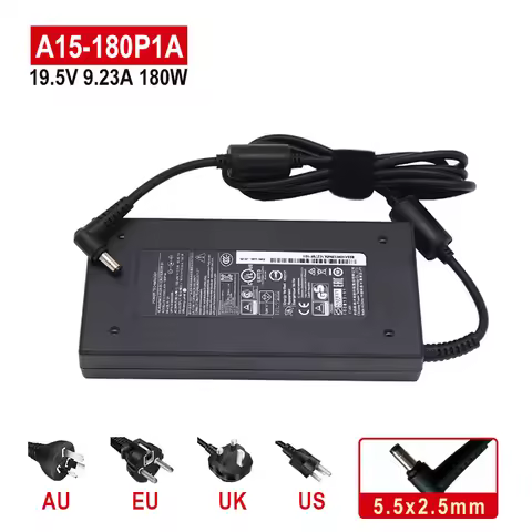 180W 19.5V 9.23A A15-180P1A Laptop Adapter Charger For CHICONY A17-180P4A ADP-180MB K For MSI GS70 G