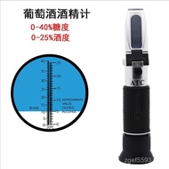 Alcohol Wine White Wine Handheld Concentration Meter Refractometer 4E6X
