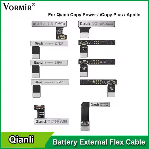 Qianli Battery Tag-on Flex Cable for iPhone 14 13 12 11Pro Max Compatible for Copy Power/iCopy/Apoll