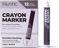 Universal Crayon Wax Marker for Industrial and Craft Detailed Marking on Lumber Metal Carton Ceramic