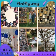 [finifly.my] Pack of 40 Photo Garland 40 Small Clips for Photo Hanging Picture Frame Cardboard Pictu