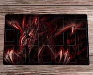 YuGiOh TCG CCG Duel Playmat Red Eyes Black Dragon Trading Card Game Zones &amp; Free Bag Anti-slip Desk Mat Pad Mousepad