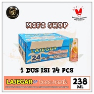 LASEGAR SP Minuman Penyegar Rasa Jeruk Orange Kaleng - 238 ml (Karton)