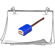 {JS} H1 H3 CERAMIC HEADLIGHT BULB SOCKET CONNECTOR WITH HARNESS WIRES (MALAYSIA WIRING)