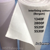1340f/ 2800f/ 5520f/ 5530f/ Pengeras Kain Keras / Interlining bergam/ Cotton Stabilizer/ Kain Gam