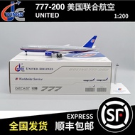 - JC Wings 1: 200 Boeing B777-200 United Airlines N777UA XX20155