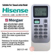 Hisense / Morgan Air cond Air conditioner replacement remote control DG11J1-01
