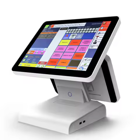 Cheapest price point of sale system cash register pos all in one 15 inch capacitive touch screen pos