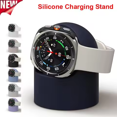 Silicone Charging Seat for Samsung Galaxy Watch 5 Pro Charging Stand Storage Seat for Samsung Galaxy
