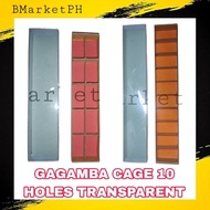 COD GAGAMBA Cage 10 Holes Transparent ( Fast Delivery )