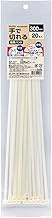 ELPA KBK-300020(WH) 11.8 inches (300 mm) Hand Cut Cable Ties with Round Section, Safe, Cut by Hand t