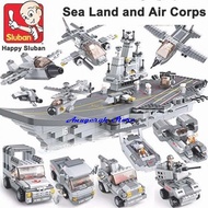 Sluban 3 in 1 Army - Warship Aircraft Carrier 9 in 1 M38 B0537