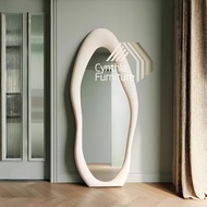 🩵CF210 雲朵鏡 Irregular Mirror〖🚚Free Shipping包送貨〗高清鏡  試衣鏡 簡約款 衣帽間 玄關 Full Body Mirror 多場景適用 全身鏡 落地鏡 穿衣鏡