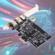 jenniferag.my PCIE 1394A Video Capture Controller Card 3 Ports 1394A Firewire PCI for Express to IEE