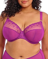 Women's Plus Size Matilda Underwire Plunge Bra Haute Red, Hollyhock, 32J