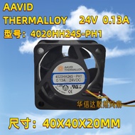 [Computer Cooling Fan] 4020HH24S-PH1 Cooling Fan 4020 24V 0.13A Fenak AAVID Machine Tool Fan Ready S