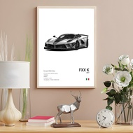 F ferrari 488 458 FXX K EVO 812C SPECIALE LAFERRARI F40 ENZO SF90 F12 Poster Home living room Wall R