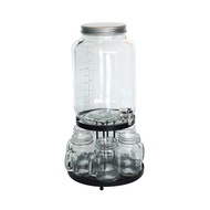 INFORMA DISPENSER - MASON BEVERAGE DISPENSER W/RACK+MUGS (7))