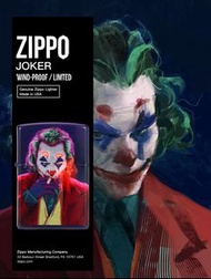 【美國經典火機品牌】Zippo 別注版「JOKER 小丑」(夜光) 防風煤油金屬套殼打火機